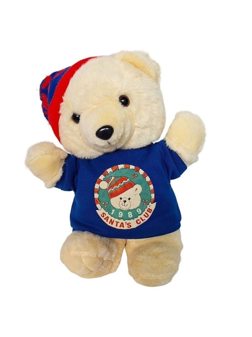 Dan Dee Bear Plush 16 Inch Kmart Christmas Santa's Club